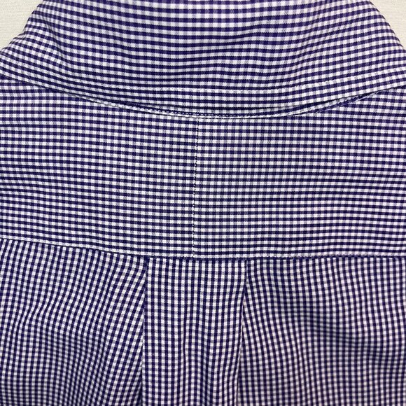 Ralph Lauren Yarmouth Men's 15-32/33 Purple Checkered Shirt Long Sleeve - Picture 5 of 7